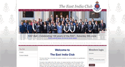 Desktop Screenshot of eastindiaclub.co.uk