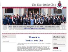 Tablet Screenshot of eastindiaclub.co.uk